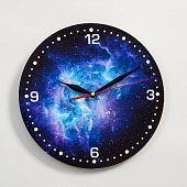Часы настенные "Космос", 24  см, микс  стрелки