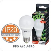 Лампа светодиодная PPG A60 AGRO 9вт E27 230В (для растений) ip20 JazzWay