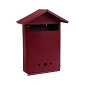 Ящик почтовый с замком, вертикальный "Филин", бордовый