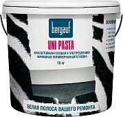 Шпаклевка Bergauf готовая на полимерной основе влагостойкая Uni Pasta 18кг
