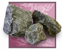 Камни Порфирит для банных печей, колотые, в коробке 20кг/1 (Огненный камень)