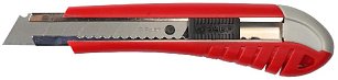 Нож ЗУБР с сегментированным лезвием, корпус из aбс пластика, сдвижной фиксатор, сталь у8а, 9мм
