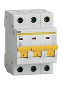 Автоматический выключатель трехполюсный  ВА47-29 C 3P 50A 4.5kA IEK (MVA20-3-050-C)