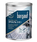 Грунт-эмаль Bergauf ENAMEL 3 IN 1 светло-серая 0,8 кг Россия