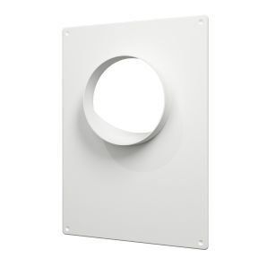 Площадка торцевая пластиковая 180х250 фланец D150 150птп Площадка торцевая пластиковая 180х250 фланец D150 150птп