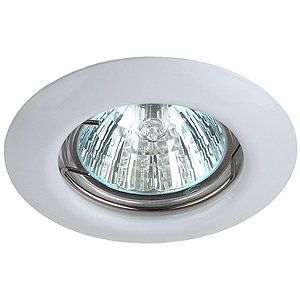 Светильник эра st3 wh штампованный mr16 12V/220V/50W белый Светильник эра st3 wh штампованный mr16 12V/220V/50W белый