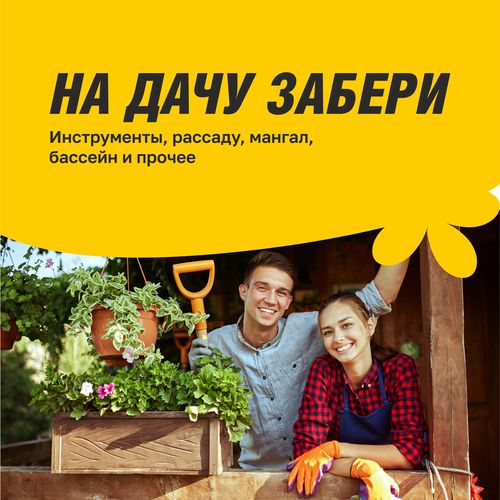 Забери на дачу