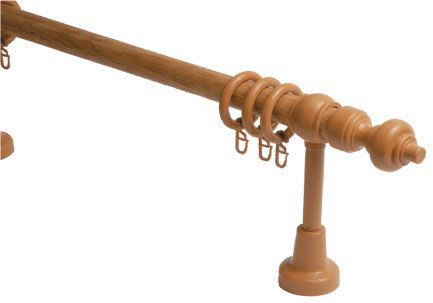 Карниз с U- шиной св дуб 160см Карниз с U- шиной св дуб 160см