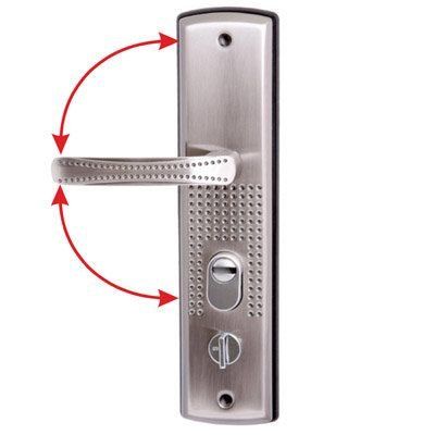 Комплект ручек для китайских металлических дверей правый АЛЛЮР рн-а222 Комплект ручек для китайских металлических дверей правый АЛЛЮР рн-а222