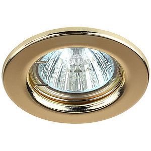 Светильник эра st1 gd штампованный mr16 12V/220V/50W золото Светильник эра st1 gd штампованный mr16 12V/220V/50W золото
