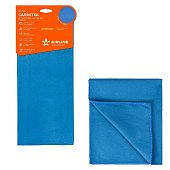 Салфетка из микрофибры 35х40см (синяя), двусторонняя AIRLINE (AB-A-01)