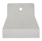 Шпатель резиновый белый 80мм Белый 450 Россия 1209108