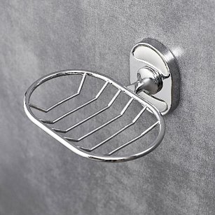 Мыльница решетка к стене овальная A2021