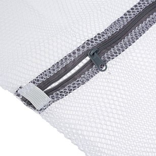 Мешок для стирки белья, на замке, полиэстер, 40х50см