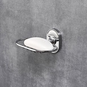 Мыльница решетка к стене овальная A2021