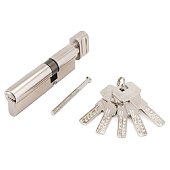 Цилиндровый механизм Стандарт F-02 85(30Bх10х45) CP 5кл хром перф. ключ/вертушка