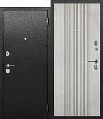 Дверь входная металлическая Нова Серебро Белый ясень (860 мм) левая