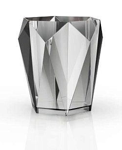 Стакан для зубных щеток настольный, STELLAR, дымчатый акрил LEMER