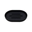 Мыльница COAL чёрный, пластик SWP-7027BLK-04