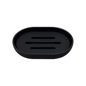Мыльница COAL чёрный, пластик SWP-7027BLK-04