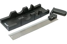 Стусло пластиковое 300х65 мм, пила 300 мм Sparta