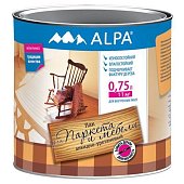 Лак для паркета и мебели Альпа глянцевый 0,75л