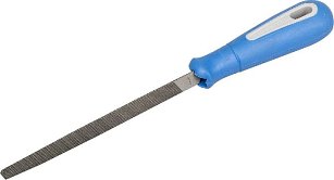 Напильник ЗУБР "Профессионал" трехгранный, двухкомпонентная рукоятка, № 2, 200мм