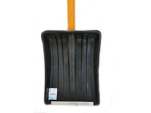 Лопата для уборки снега автомобильная черная 275х375мм черенок 610мм  АВТО