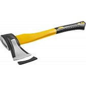 Топор-колун STAYER "PROFESSIONAL" кованый с двухкомпонентной фиберглассовой рукояткой, "ушастый", 1кг/450мм Топор-колун STAYER "PROFESSIONAL" кованый с двухкомпонентной фиберглассовой рукояткой, "ушастый", 1кг/450мм