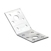 Пластина перфорированная 135 град. 50х50х35мм оцинкованная Пластина перфорированная 135 град. 50х50х35мм оцинкованная