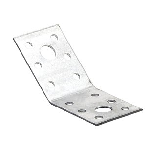 Пластина перфорированная 135 град. 50х50х35мм оцинкованная