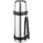 Термос AGNESS универсальный 1л. крышка-чашка, винтовая пробка. узкое горло 910-047