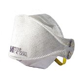 Полумаска фильтрующая ЗУБР "МАСТЕР" плоская, с клапаном, многослойная, угольный фильтр