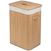 Корзина для белья складная, узкая, с откидной крышкой, 30*40 см (полное открытие)