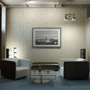 Кирпич декоративно-облицовочный Эллинбрик (Hellenebrick), бежевый, плоскостной (н/у 1,1м2) А320-10