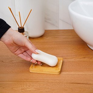 Мыльница 0,9х10х10 см, бамбук