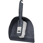 Щетка-сметка с совком Stone темный камень Щетка-сметка с совком Stone темный камень