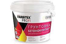 Грунтовка акриловая бетоноконтакт (5 кг) FARBITEX ПРОФИ