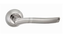 Ручка круг розетка "Капрезе" AL 507-08 мат никель-полир никель (Генуя) PUERTO Ручка круг розетка "Капрезе" AL 507-08 мат никель-полир никель (Генуя) PUERTO