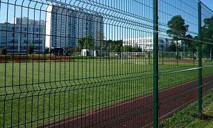 3D панель Преграда для забора 2700*1940мм яч 55*235мм Ф 3,8мм RAL6005