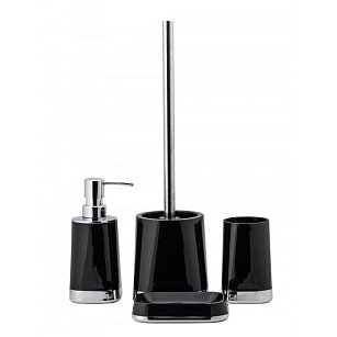 Ерш для туалета GLOSS черный, полипропилен SWP-1901BLK-05