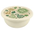 Миска (салатник) с крышкой 1,2л с декором, светло-бежевый 221105725/01 IDIland