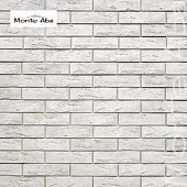 Камень декоративно-облицовочный Лофт Брик (Loft Brick), белый, плоскостной (н/у 1,04м2) А330-00