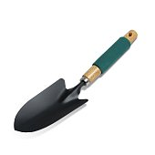 Совок посадочный широкий деревянная рукоять с поролоном 30 см