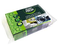 Губка для посуды 2шт Master FRESH профилированные Black