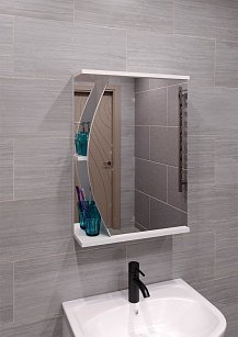 Шкаф зеркальный "Луна 550 " правый