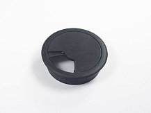 Заглушка кабель-канала D=60мм, черный
