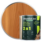 Деревозащитное средство Здоровый Дом 2в1 Тик 2,7 Л-С