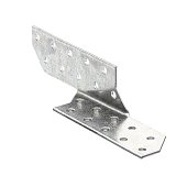 Держатель балки 32х32х170х2,0мм левый (белый цинк 1 шт) Держатель балки 32х32х170х2,0мм левый (белый цинк 1 шт)