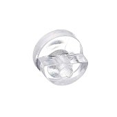 Полкодержатель для стекла прозрачный (компл.4шт.)